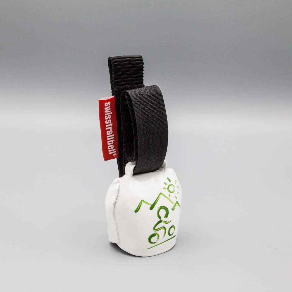 swisstrailbell® white "green biker"